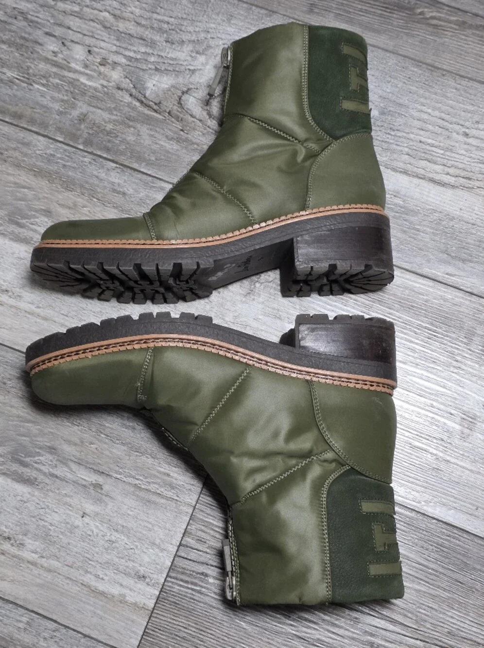 Sam Edelman Women's Jalissa Waterproof Puffer Style Zip-up Boot Sz 9.5